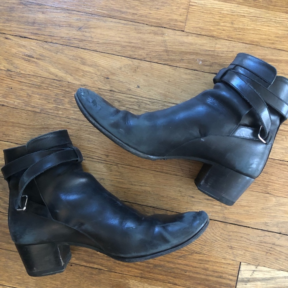 Women’s Saint Laurent Jodhpur boots. Hedi Slimane.